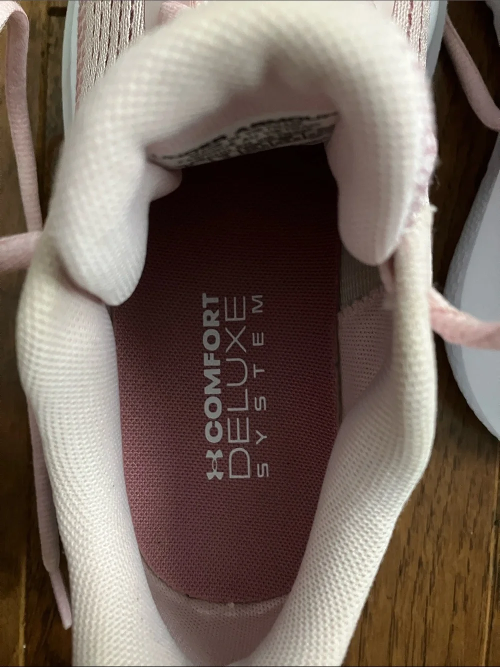 Under Armour Pink Breathable Knit Running Shoes